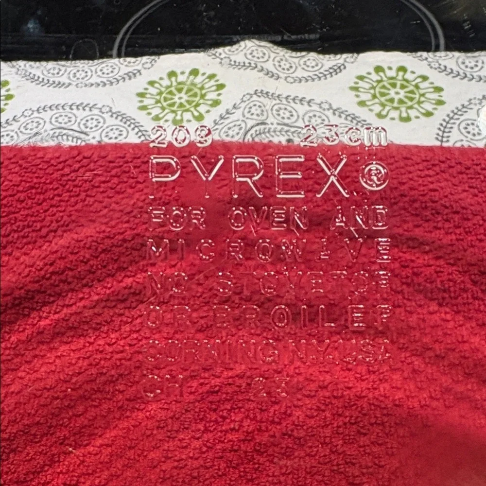 PYREX Clear  10 inch Glass Pie Dish - Transparent Vintage